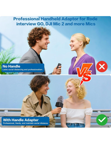 Mango de Micrófono ZealSound HW23 para DJI/Rode/Hollyland