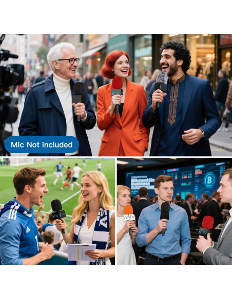 Mango de Micrófono ZealSound HW23 para DJI/Rode/Hollyland