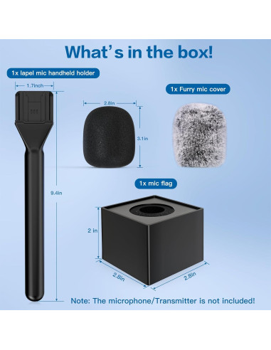 Mango de Micrófono ZealSound HW23 para DJI/Rode/Hollyland
