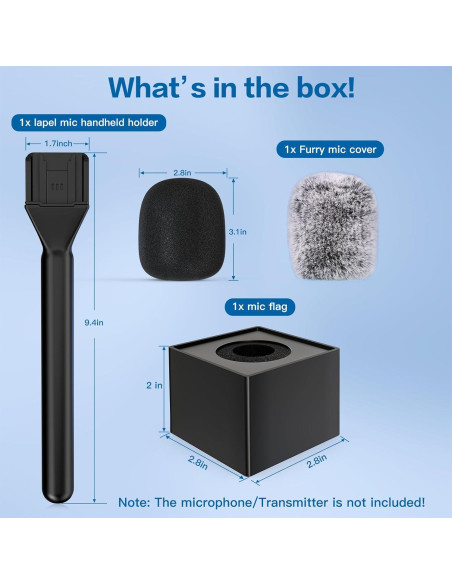 Mango de Micrófono ZealSound HW23 para DJI/Rode/Hollyland