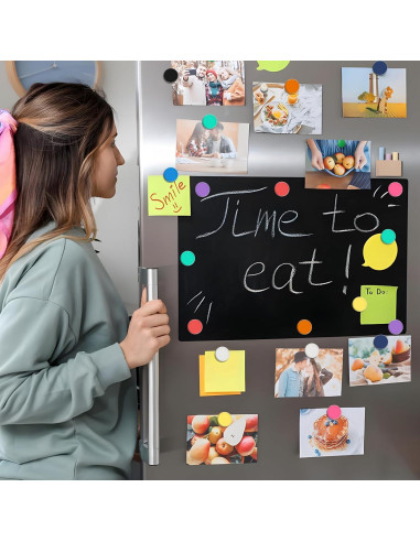 6 Piezas Tira Magnética Adhesiva FloraSea 30x2.8cm Plateado