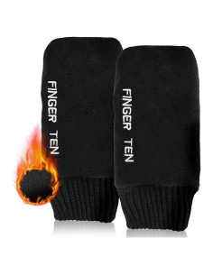 Guantes de Golf Invierno FINGER TEN Mitones Forro Polar Grande