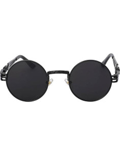Gafas de sol redondas de metal gótico UV400 - Steampunk 2