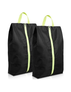 2 Bolsas de Zapatos de Viaje Absorbentes de Olores Negro