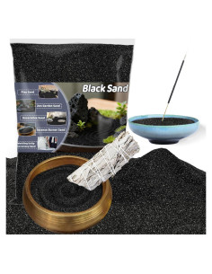 Arena Negra Fina Rainflow 425 g para Manualidades y Decoración