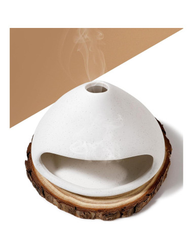 Quemador de Incienso de Cerámica NYEONHRT Blanco 0.64 kg