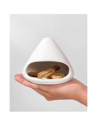 Quemador de Incienso de Cerámica NYEONHRT Blanco 0.64 kg