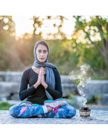 Horno de Incienso Eléctrico Telawah 2 en 1 con Altavoz Bluetooth