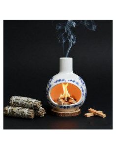 Soporte de Palo Santo Cerámica Youmtool 12.7cm Hecho a Mano