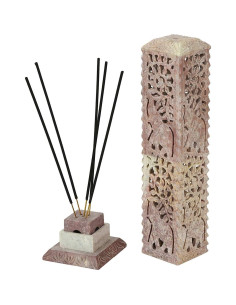 Soporte para Incienso ARTISENIA de Piedra Jabón 25.4x7.62cm 2