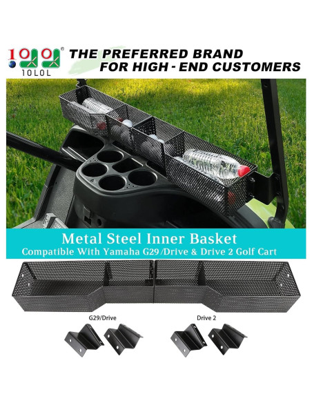 Canasta Frontal 10L0L para Carro de Golf Yamaha G29/Drive 2