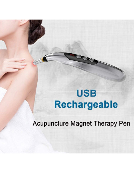 Bolígrafo de Acupuntura Electrónico MUXAN 3 en 1 Recargable