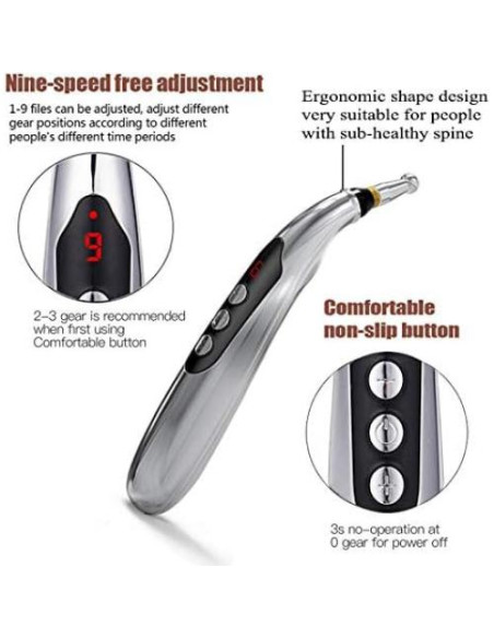 Bolígrafo de Acupuntura Electrónico MUXAN 3 en 1 Recargable