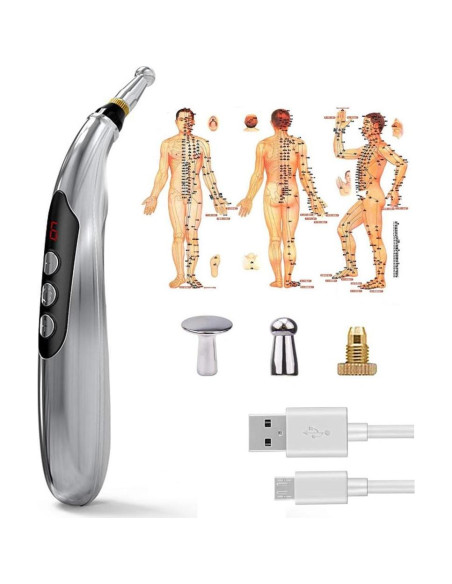 Bolígrafo de Acupuntura Electrónico MUXAN 3 en 1 Recargable