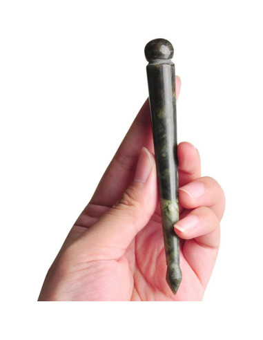 Bolígrafo de Acupresión de Jade Leosense - Masaje Profundo