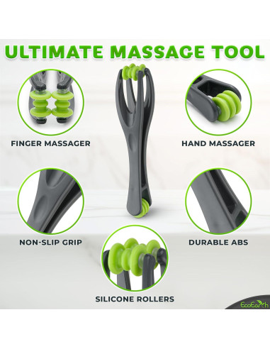 Juego de Masaje para Dedos y Manos EcoEarth - 7 Piezas