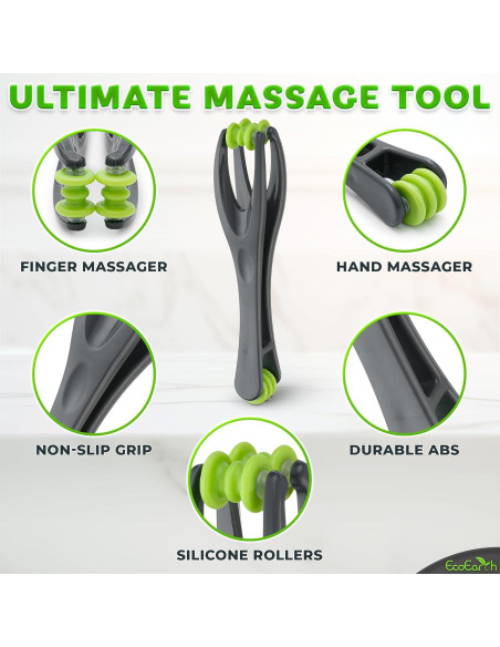 Juego de Masaje para Dedos y Manos EcoEarth - 7 Piezas