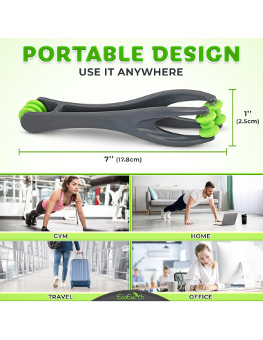 Juego de Masaje para Dedos y Manos EcoEarth - 7 Piezas