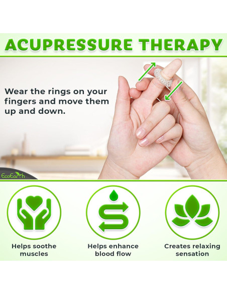 Juego de Masaje para Dedos y Manos EcoEarth - 7 Piezas