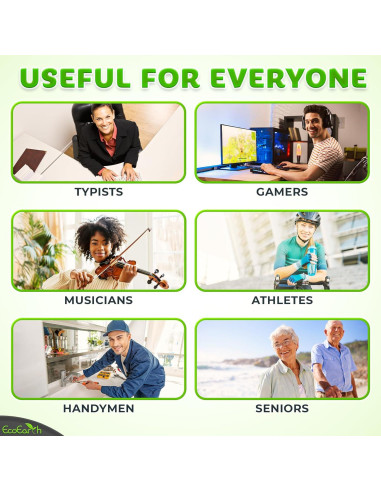 Juego de Masaje para Dedos y Manos EcoEarth - 7 Piezas