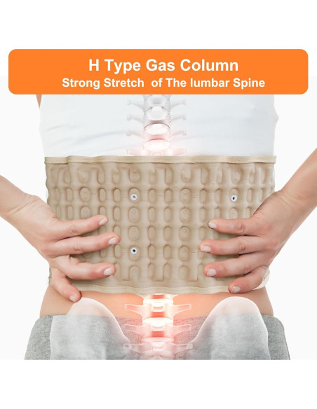 Cinturón de Descompresión Espinal JXFYLTT Talla Única 73.66-124.46 cm