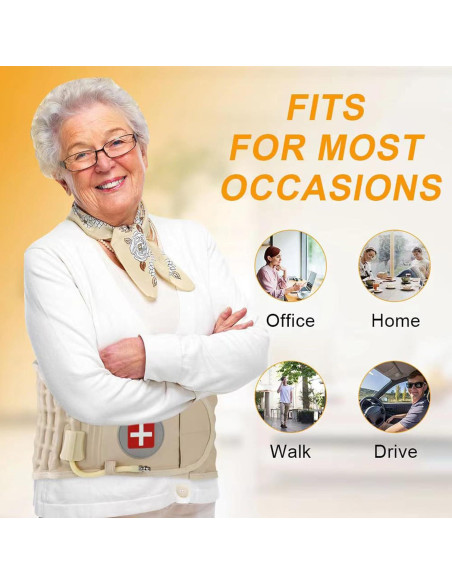 Cinturón de Descompresión Espinal JXFYLTT Talla Única 73.66-124.46 cm