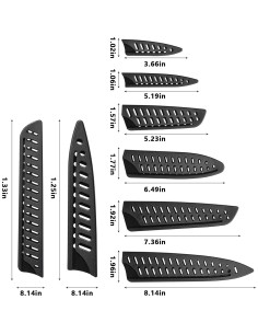 Juego de 8 Fundas Universales para Cuchillos SmileBear 2