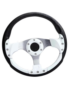 Volante de Carrito de Golf Kowosyos Universal 12.5" Blanco