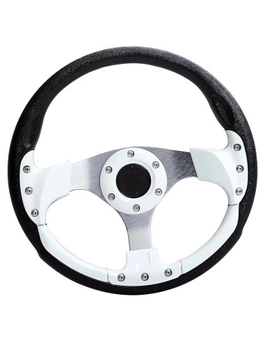 Volante de Carrito de Golf Kowosyos Universal 12.5" Blanco