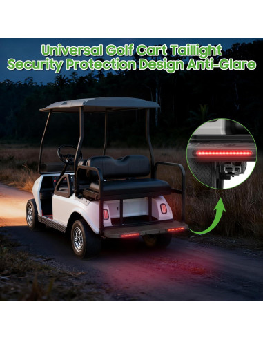 Luces Traseras Universales 10L0L Y68-H para Carritos de Golf 12V