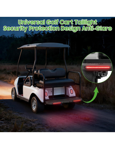 Luces Traseras Universales 10L0L Y68-H para Carritos de Golf 12V