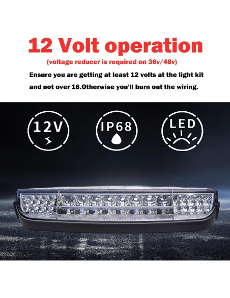 Barra de Faros LED Orle Oko para Carrito Golf EZGO TXT 1996-2013