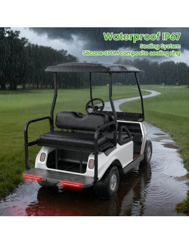 Luces Traseras Universales 10L0L Y68-H para Carritos de Golf 12V