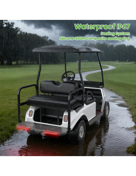 Luces Traseras Universales 10L0L Y68-H para Carritos de Golf 12V