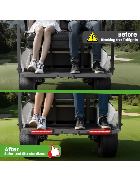 Luces Traseras Universales 10L0L Y68-H para Carritos de Golf 12V