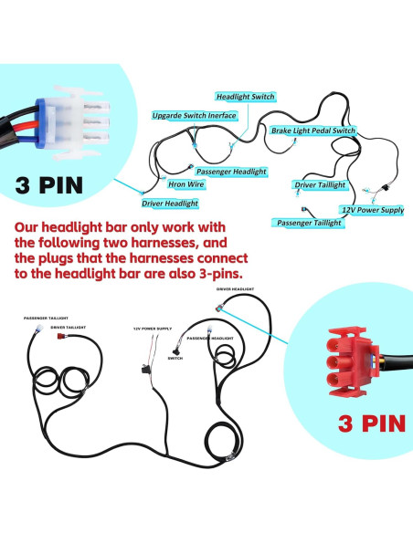 Barra de Faros LED Orle Oko para Carrito Golf EZGO TXT 1996-2013