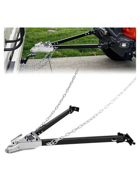 Barra de remolque Nilight 93141A 2495 kg universal con cadenas