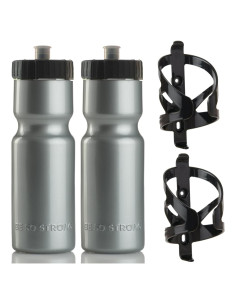 Combo Soporte y Botellas de Agua 50 Strong 1.27L Ciclismo