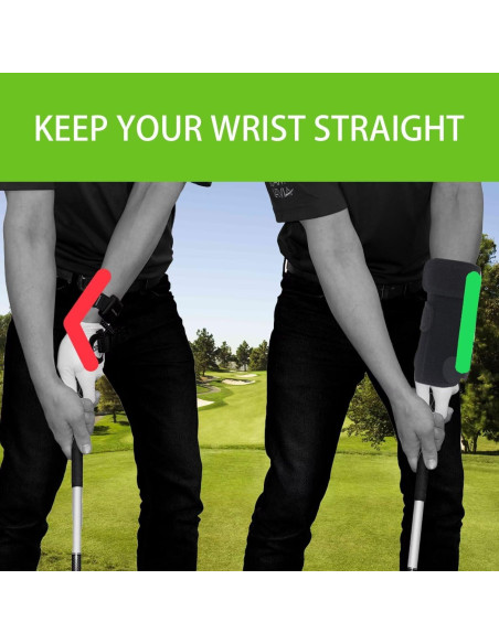 Férula de Muñeca para Golfista Diestro WIGERLON - Entrenador de Swing