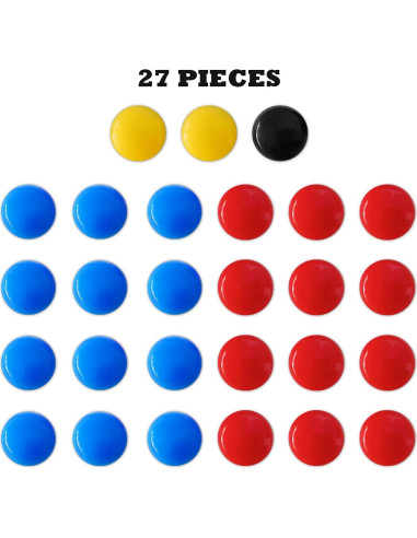 Imanes de Fútbol LEAP 27 Piezas para Pizarra Magnética