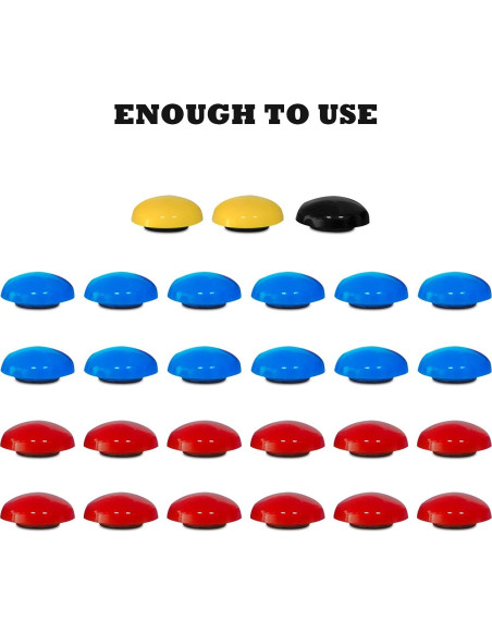 Imanes de Fútbol LEAP 27 Piezas para Pizarra Magnética