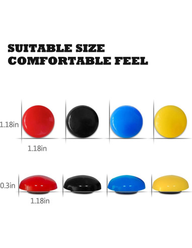 Imanes de Fútbol LEAP 27 Piezas para Pizarra Magnética