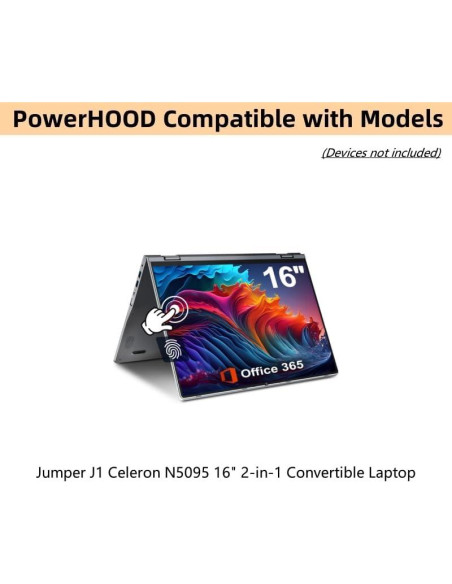 Adaptador 12V PowerHOOD para Jumper J1 Celeron N5095