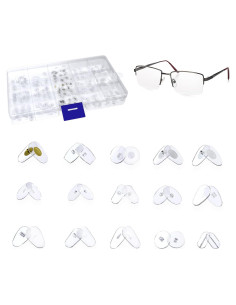 Kit 150 Almohadillas para Gafas MMOBIEL Silicona Transparente