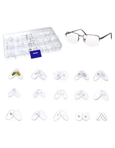Kit 150 Almohadillas para Gafas MMOBIEL Silicona Transparente