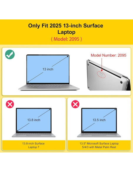 Funda Tuiklol para Laptop Microsoft Surface 33 cm Modelo 2095