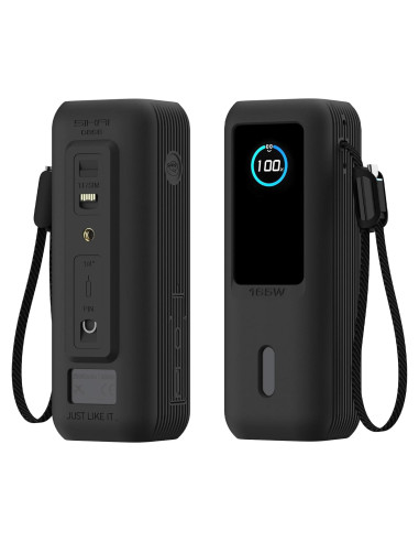 Funda de Silicona SIKAI para Banco de Poder Anker 165W Negro