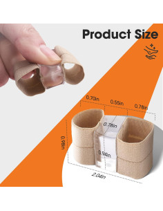 Separadores de Dedos de Gel BRAVEGARE para Juanetes - 6 Piezas 2