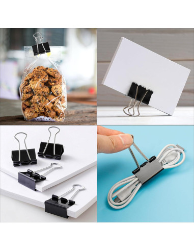 Clips de Encuadernación Pequeños Ufmarine 2.54 cm - 144 Pcs