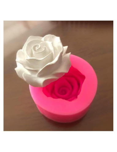 4 Moldes de Silicona Rosa Fogilas para Pasteles y Chocolates